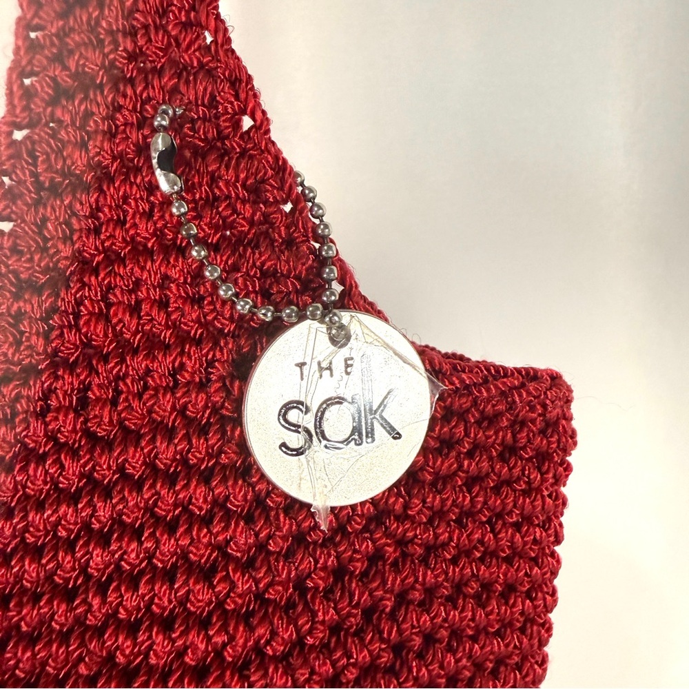 The Sak Red Crochet Tote, NWOT - Picture 2 of 10